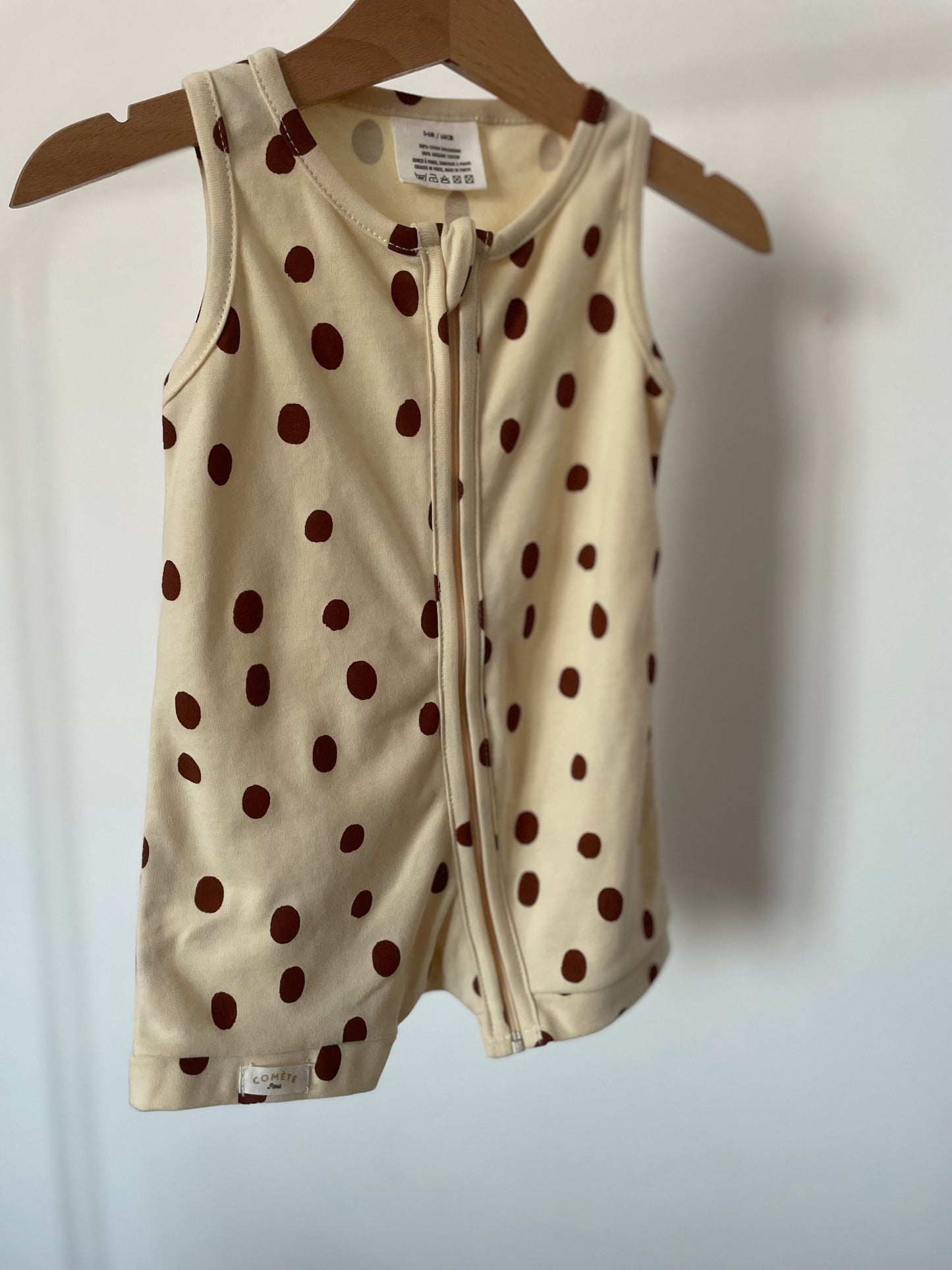 Combishort zippée "Cerise"