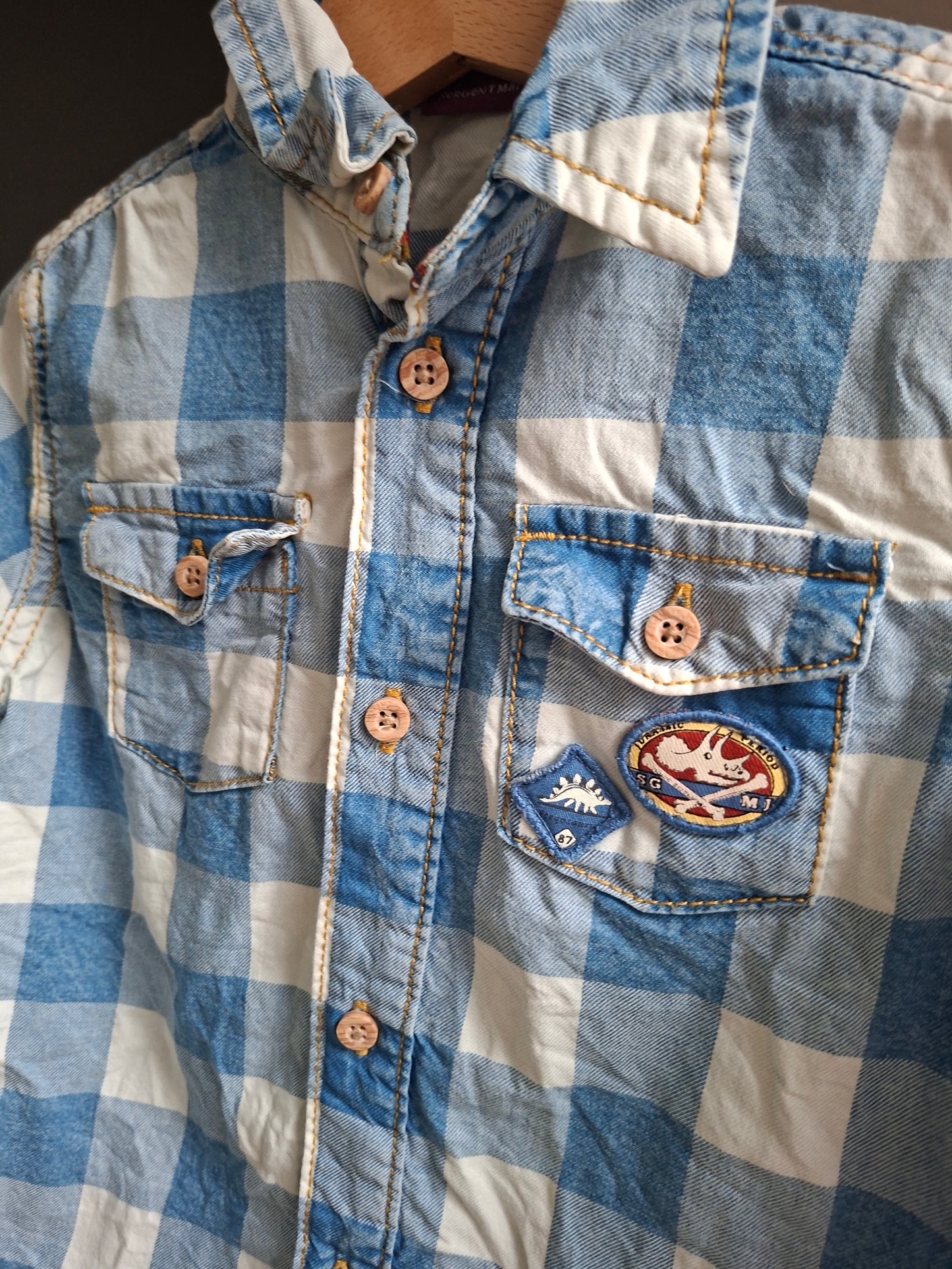 Chemise à carreaux