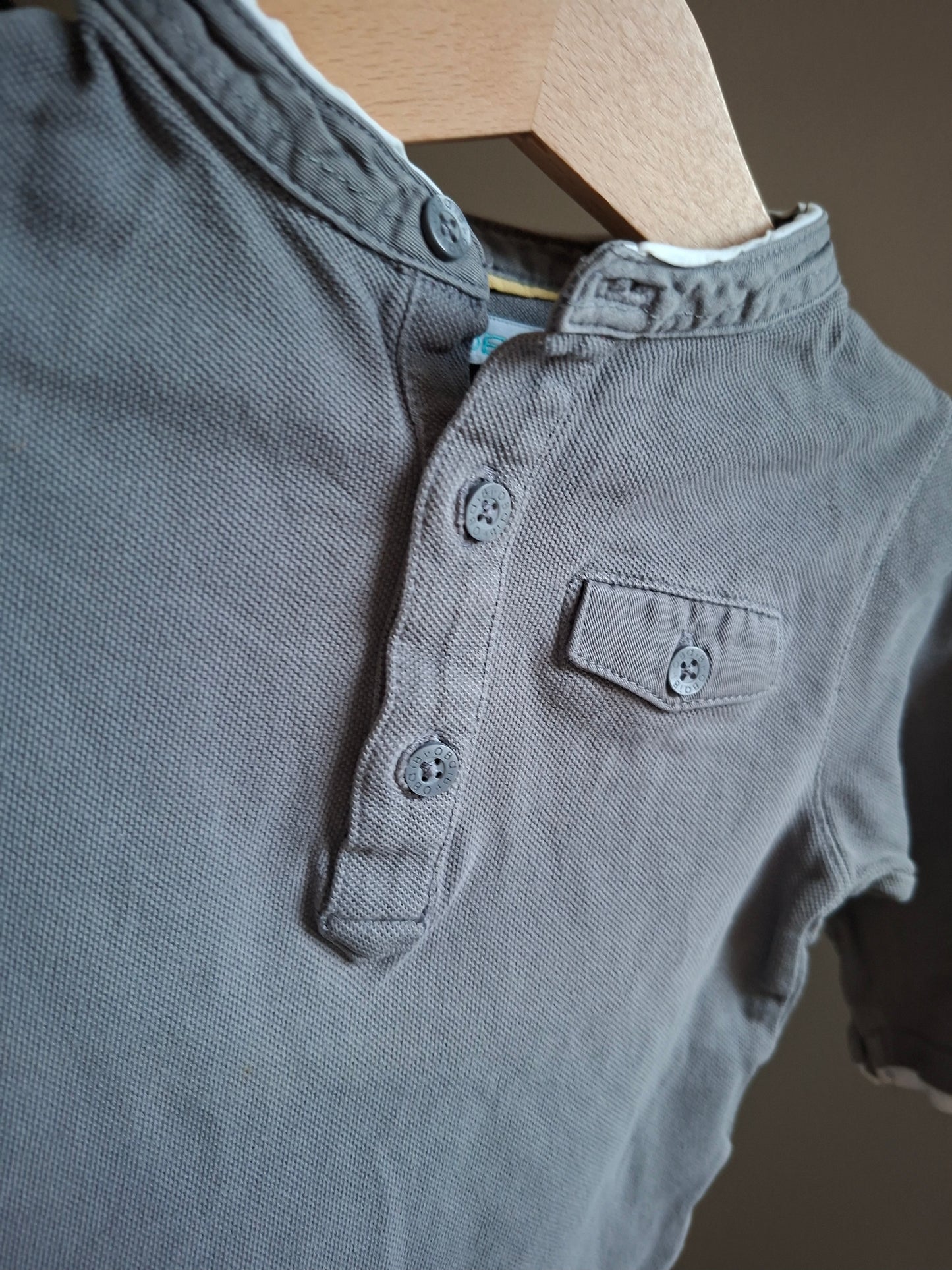 Polo gris taupe