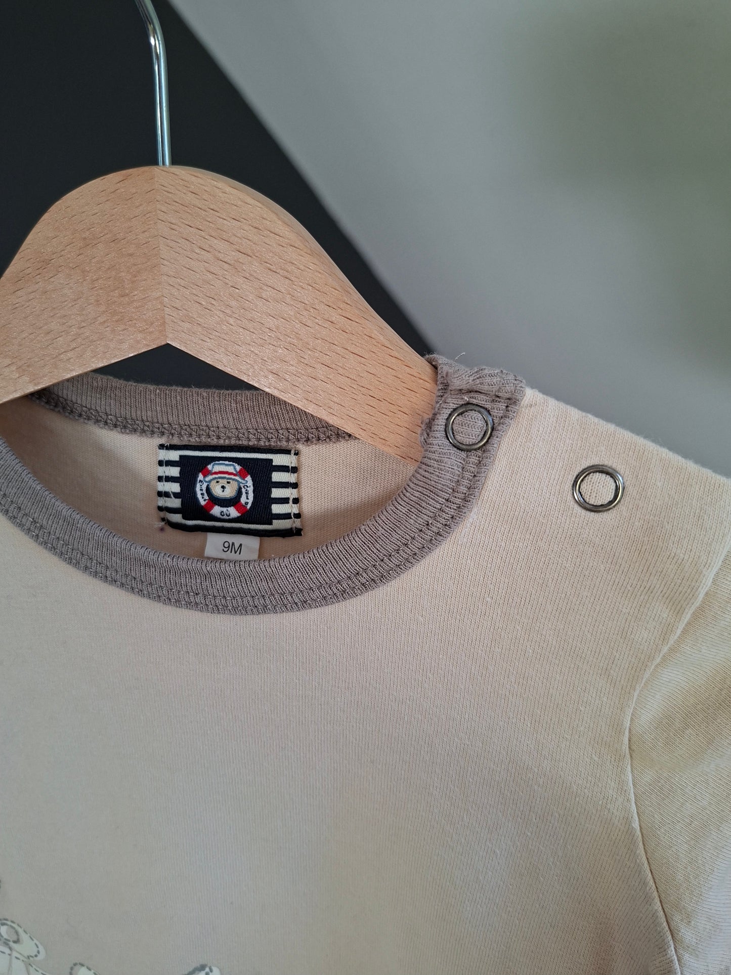 T-shirt crabe beige