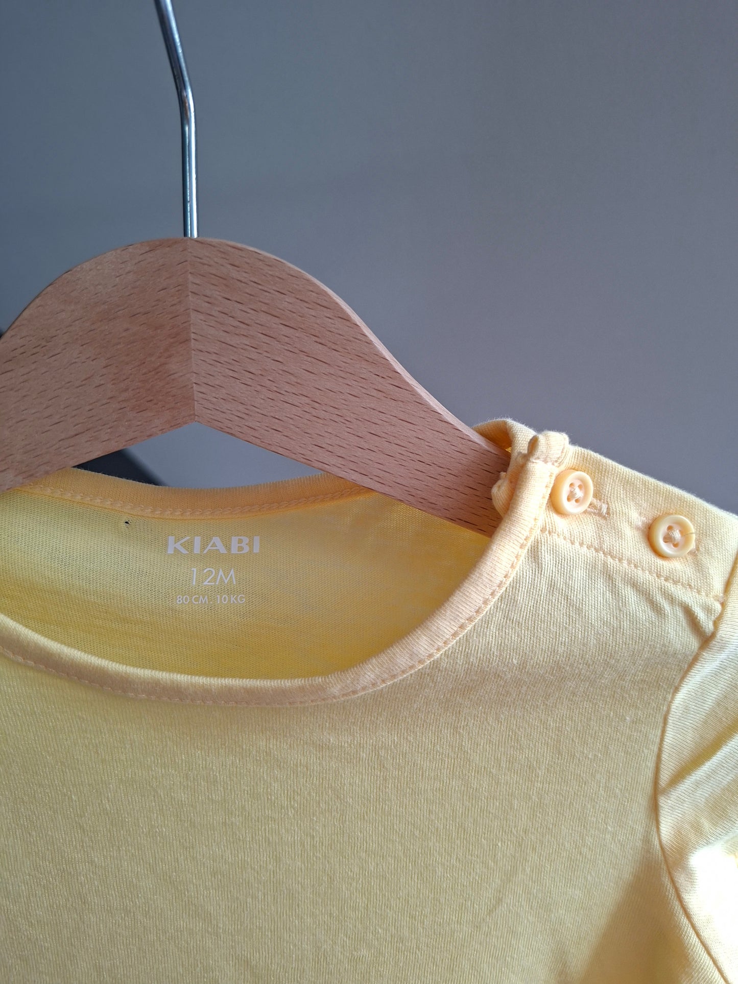 T-shirt jaune uni