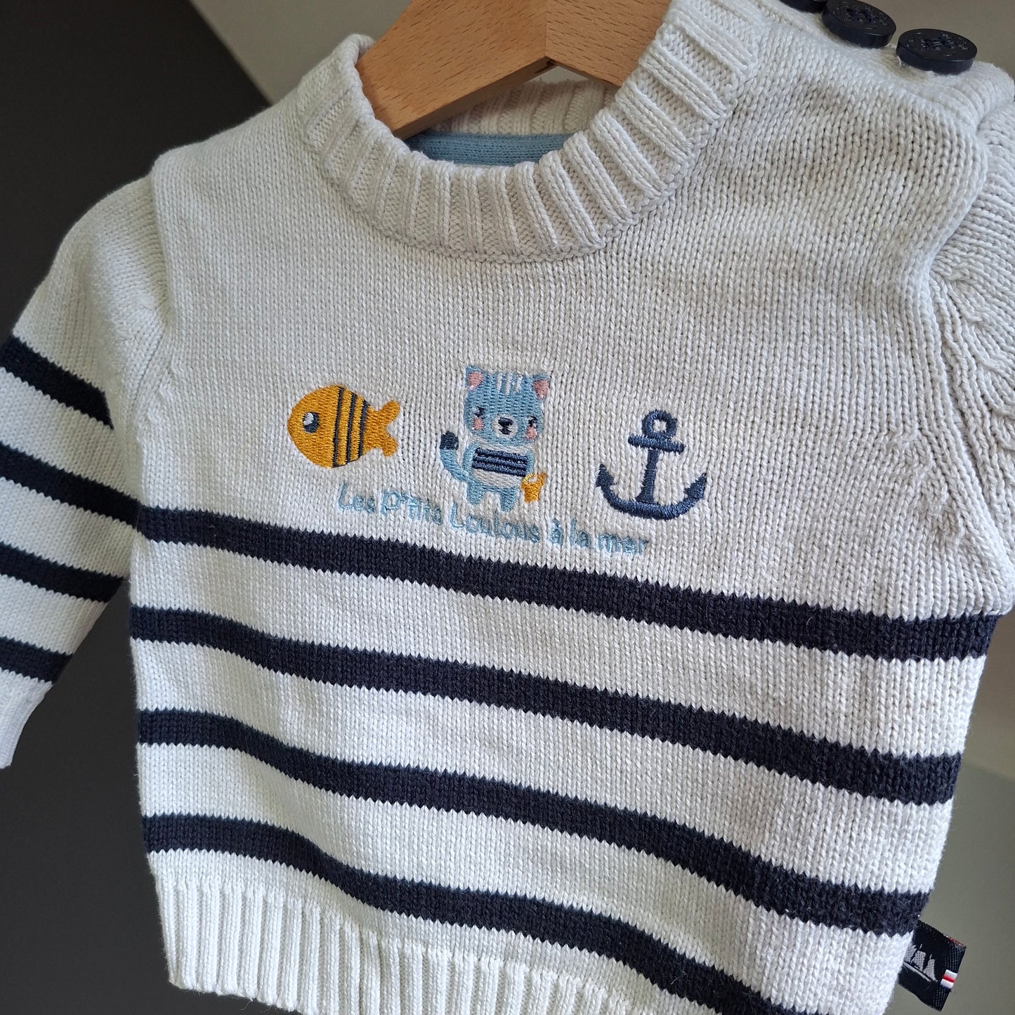Pull " les p'tits loulous de la mer"