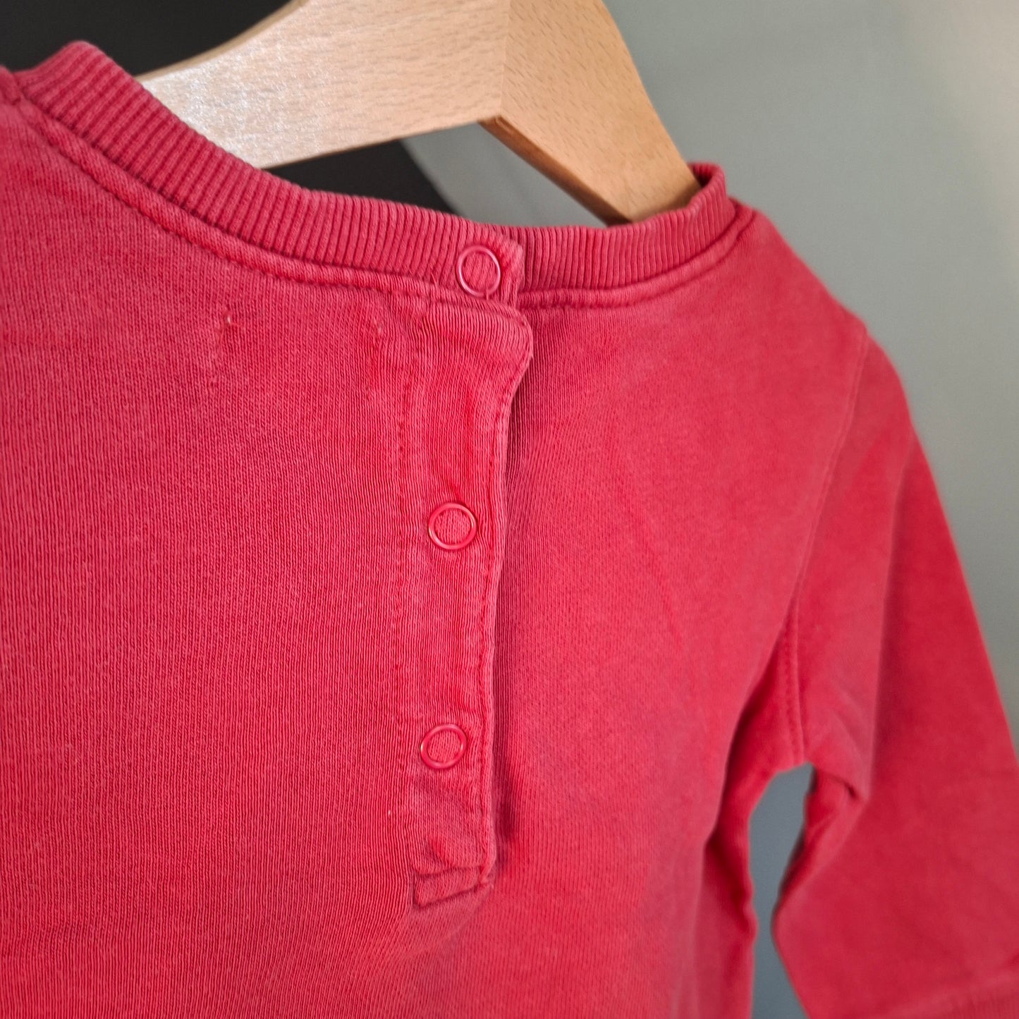 Pull rouge "smile"