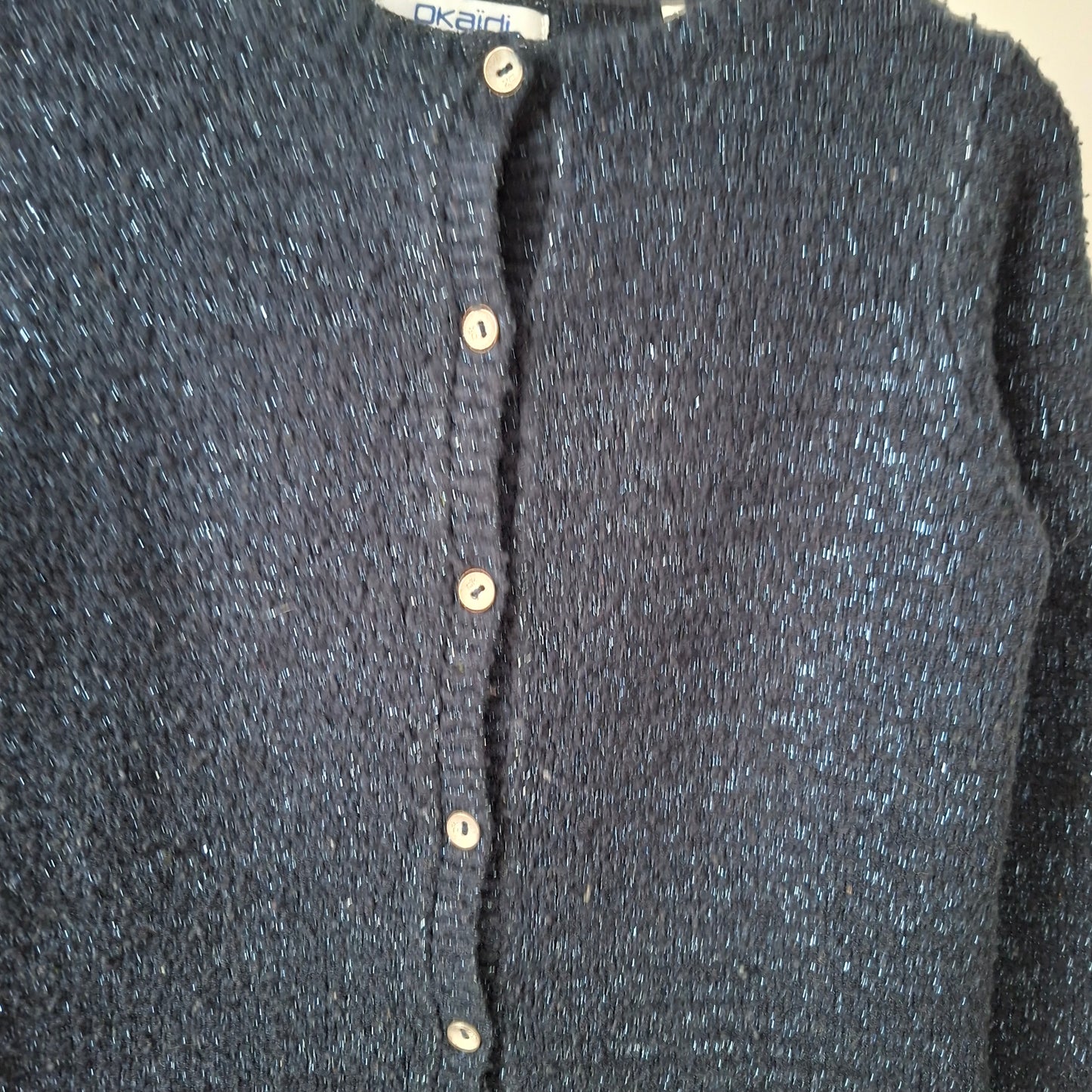 Gilet bleu brillant 6 ans