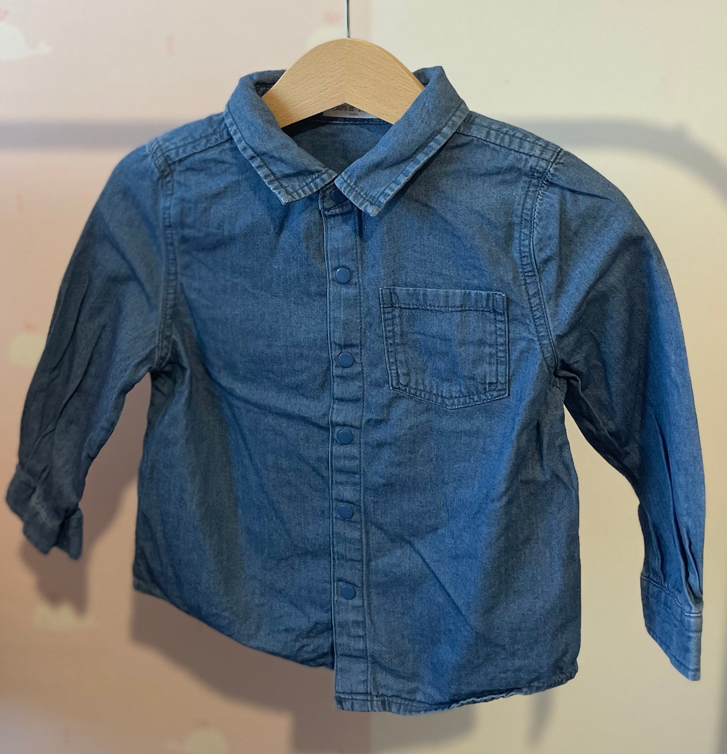 Chemise en jean 18 mois