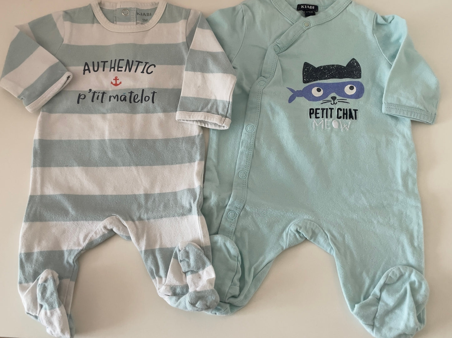 Lot 2 pyjamas 1 mois