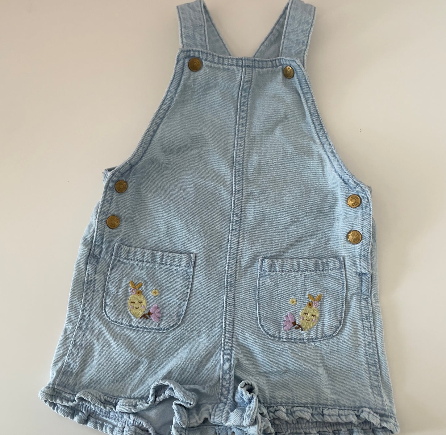 Salopette citron 6 mois