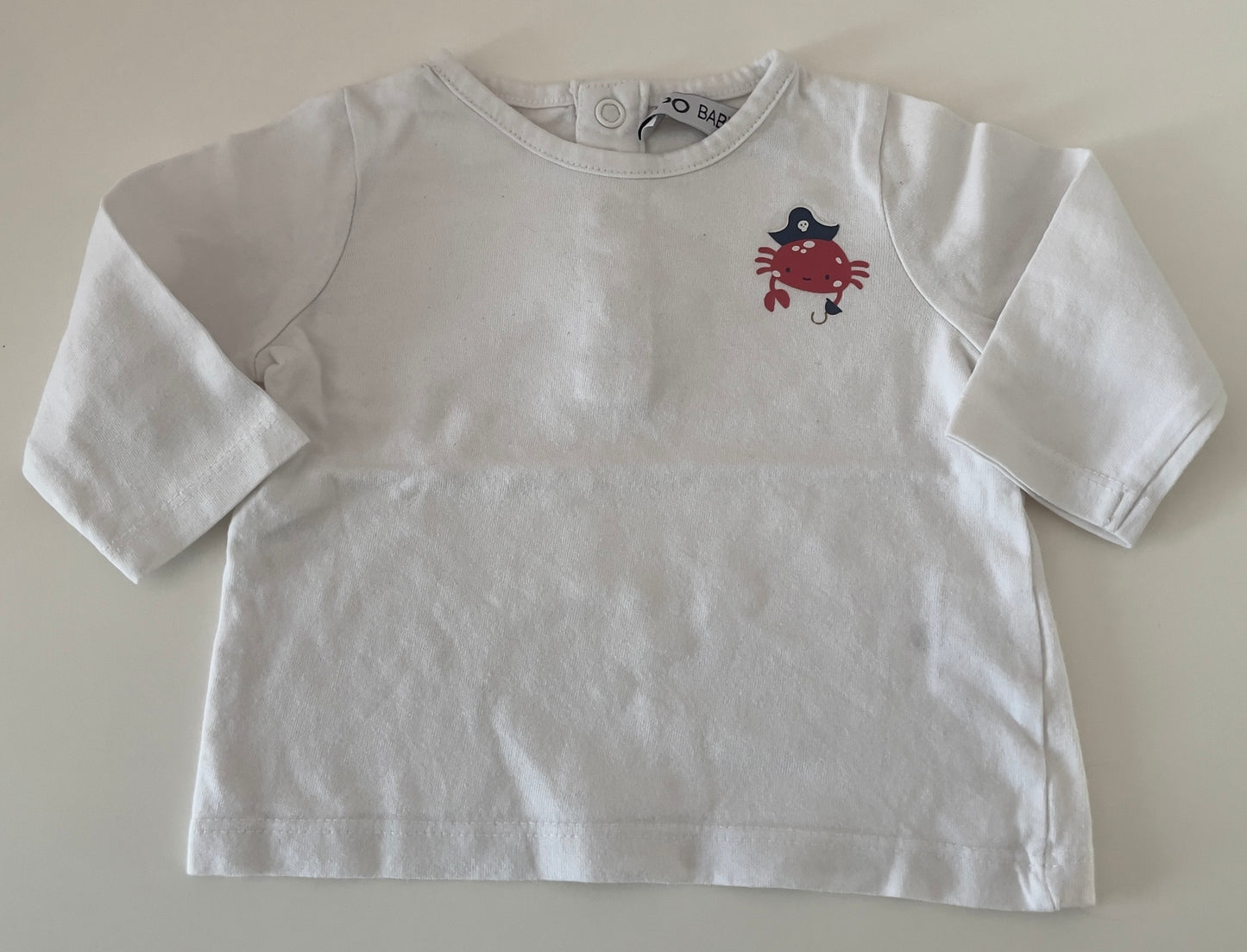 T-shirt crabe 3 mois