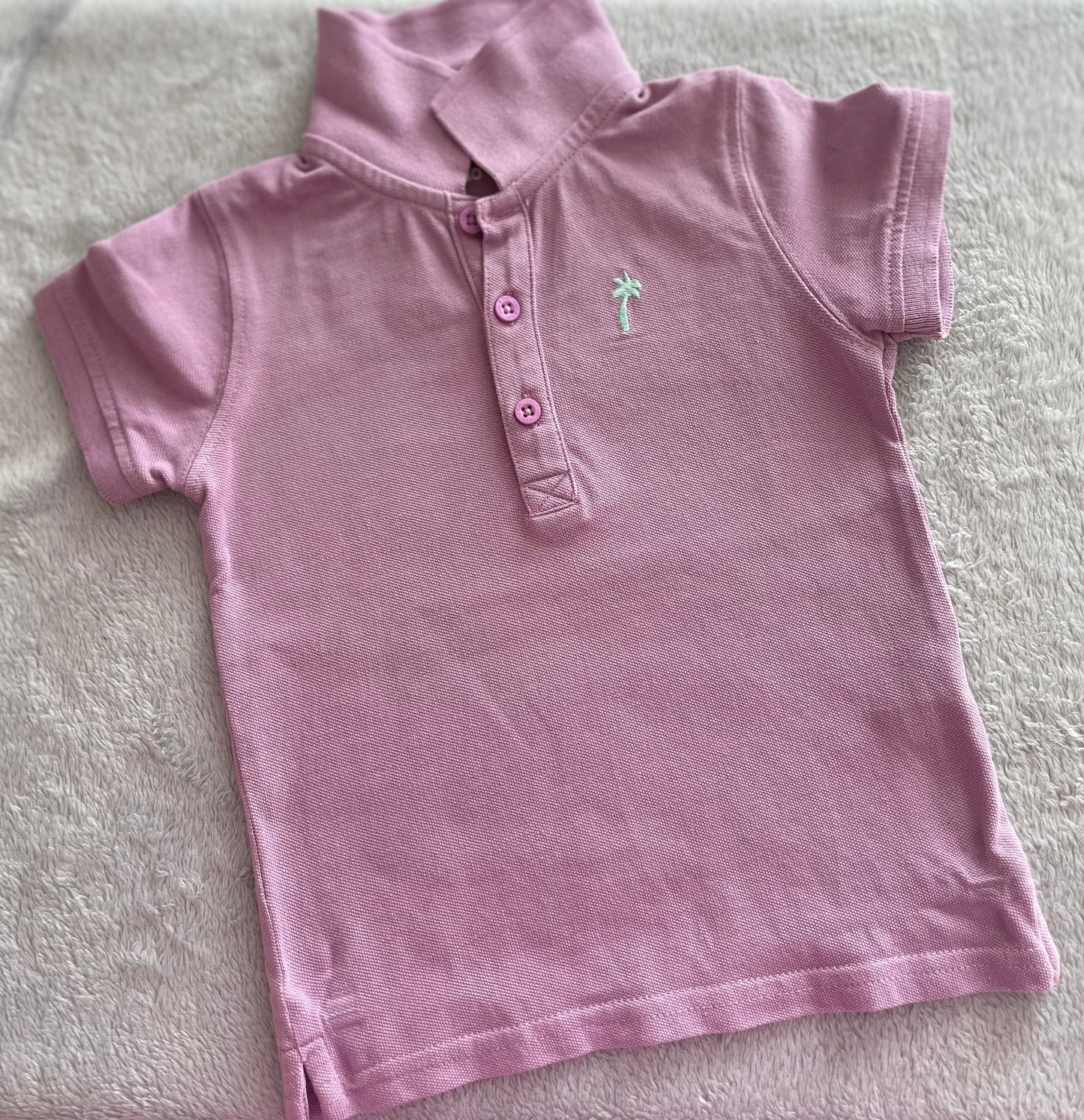 Polo lilas 2ans