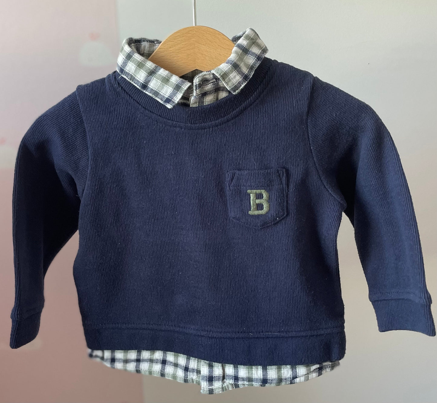 Pull chemise 12 mois