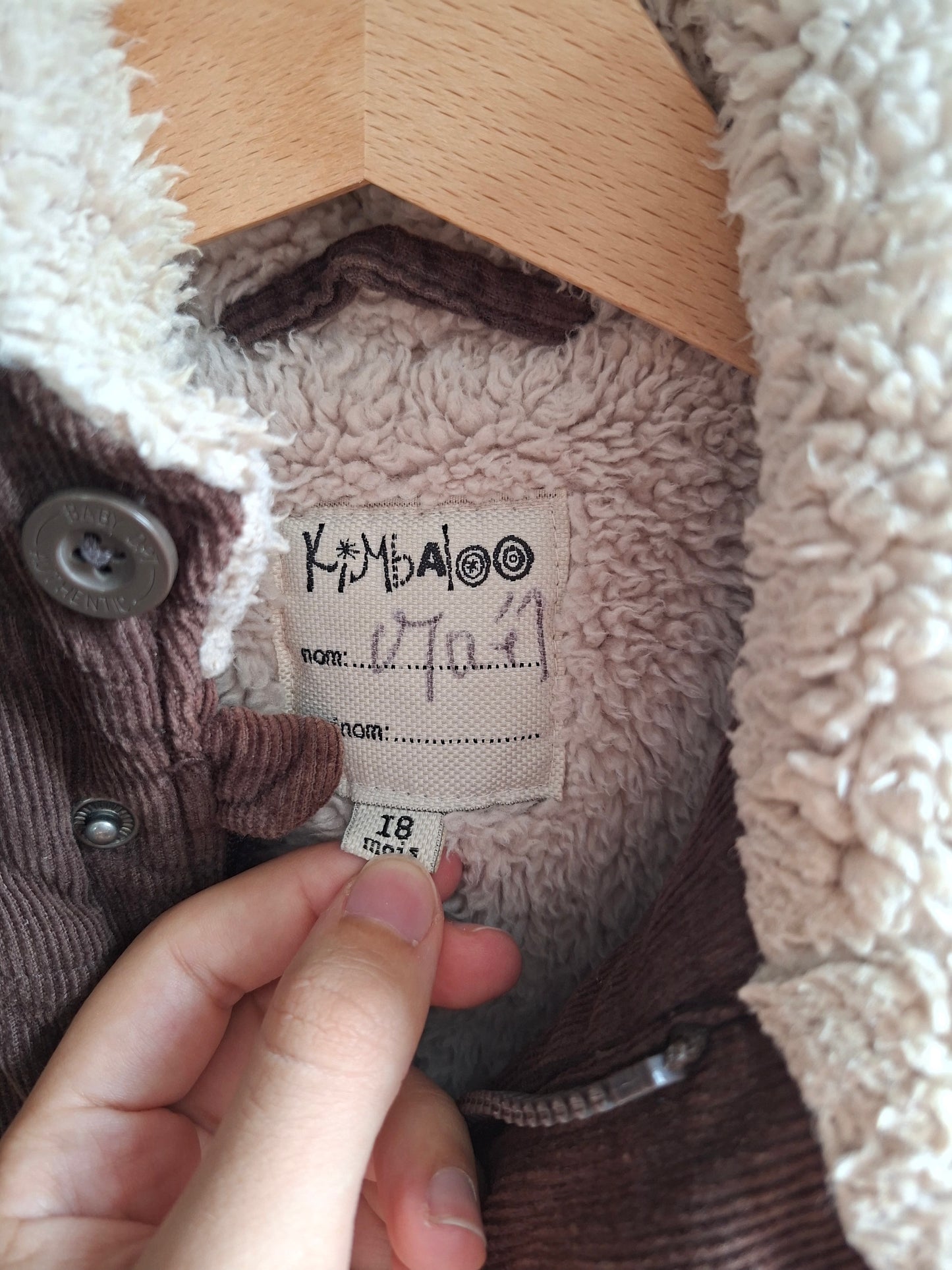 Manteau marron