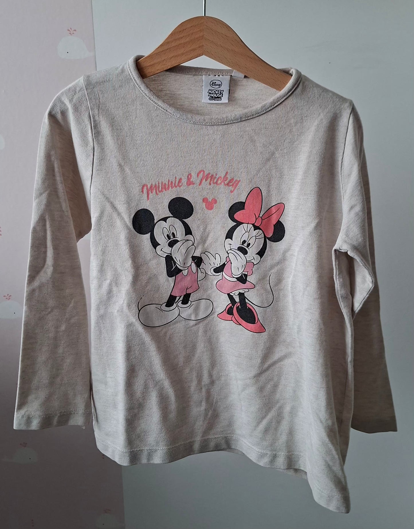 T-shirt Mickey et minnie 5-6 ans