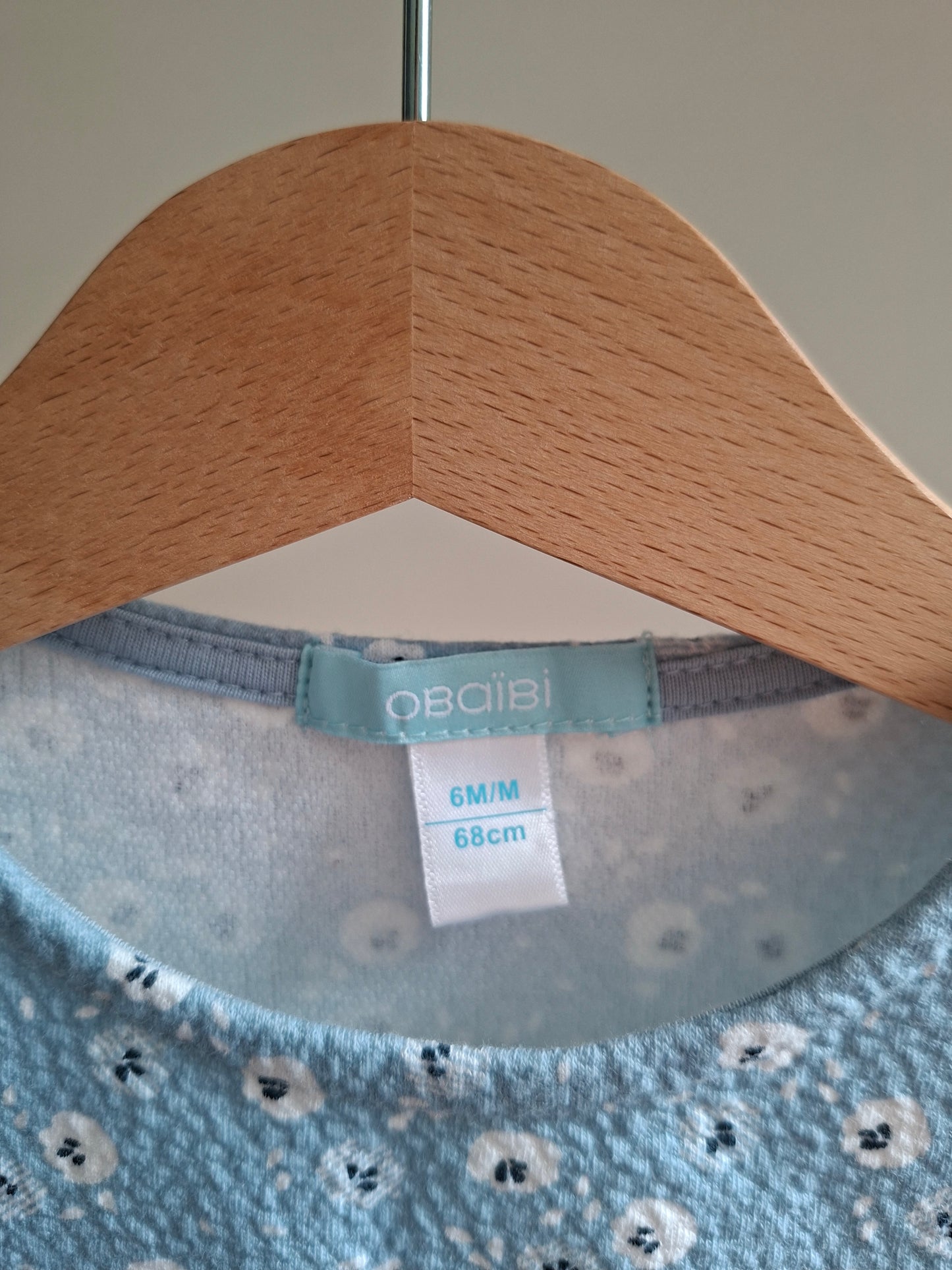 Robe bleu fleuris