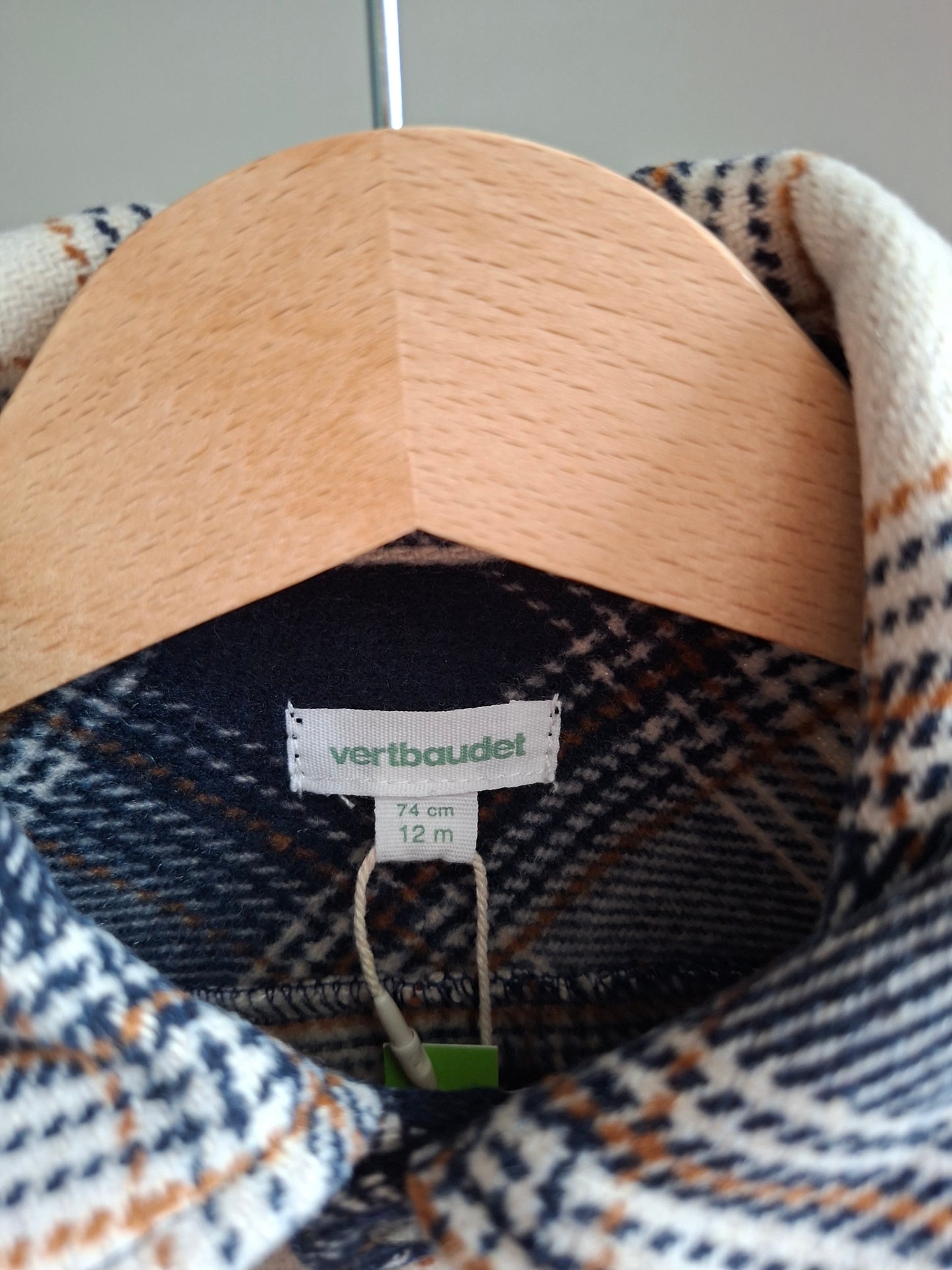 Manteau à carreaux