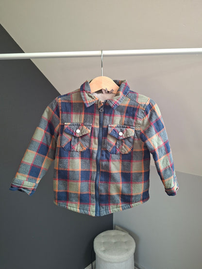 Manteau à carreaux