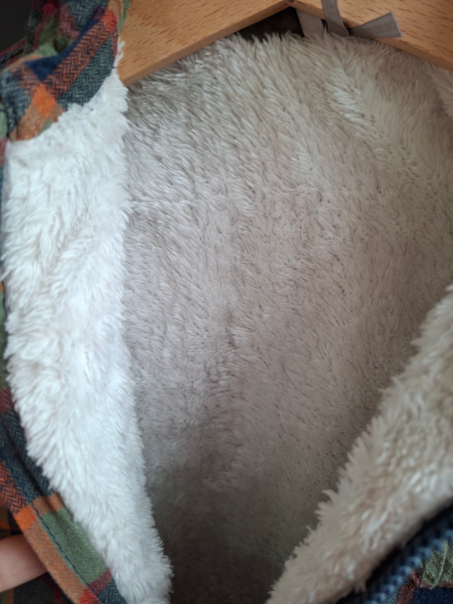 Manteau à carreaux