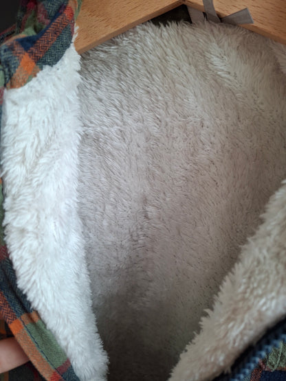 Manteau à carreaux