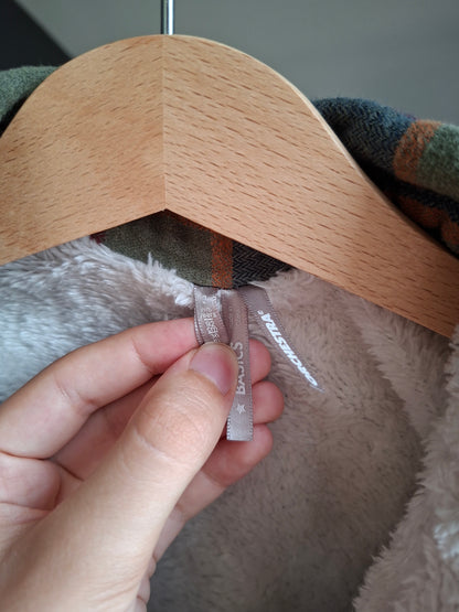 Manteau à carreaux