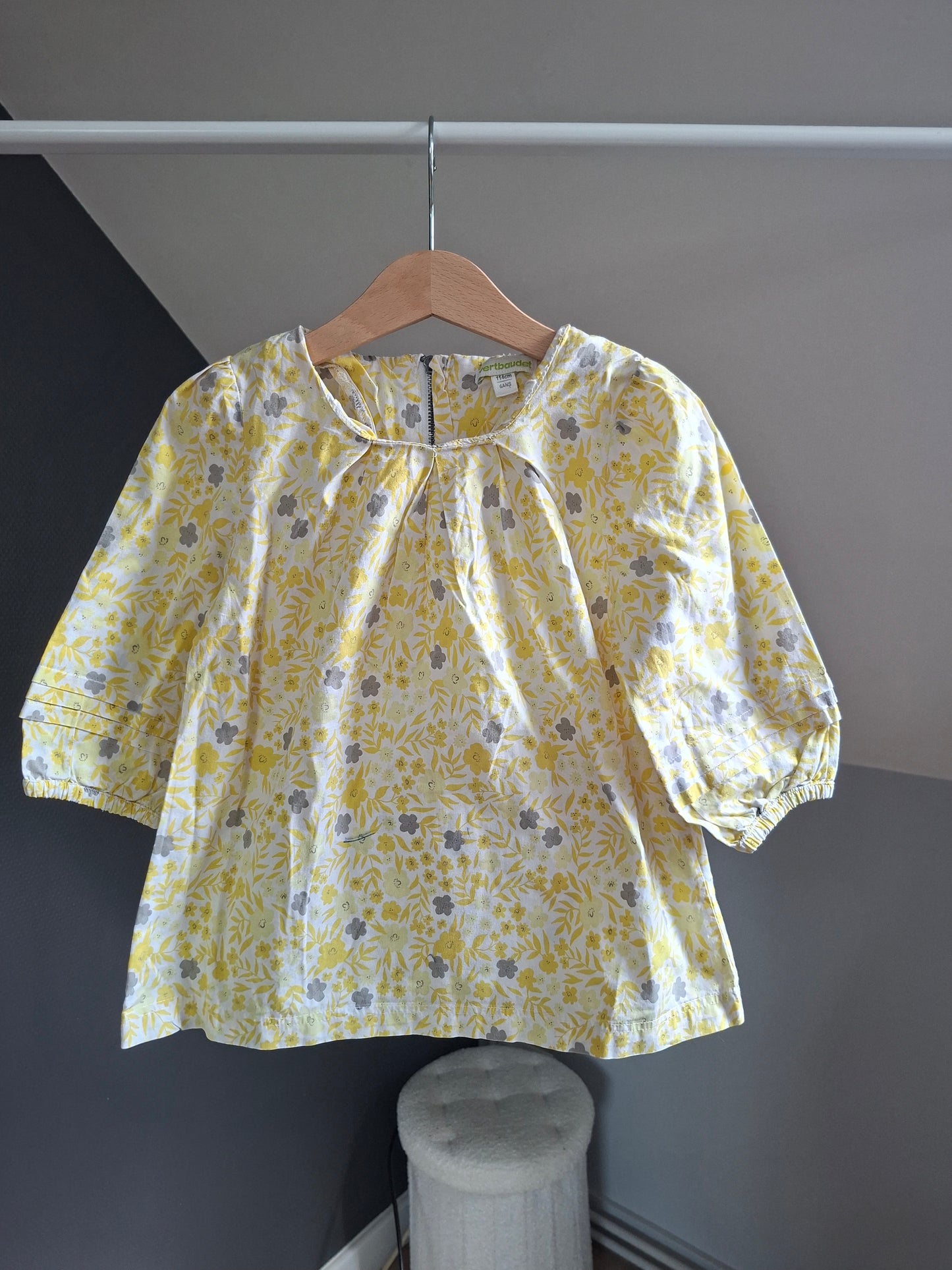 Chemise blouse jaune