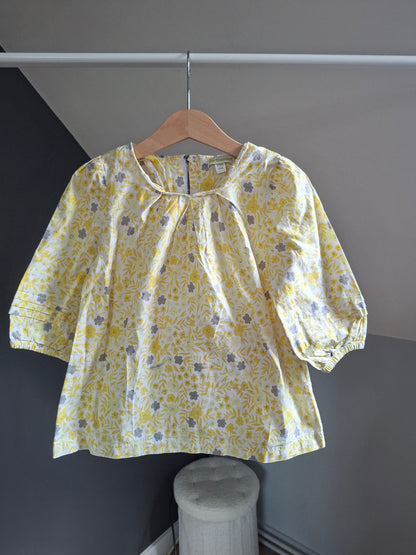 Chemise blouse jaune