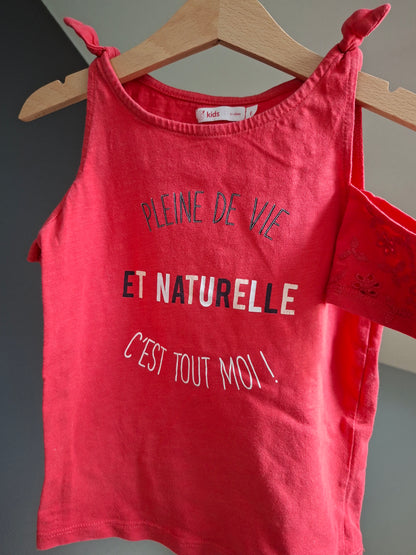 T-shirt "pleine de vie"