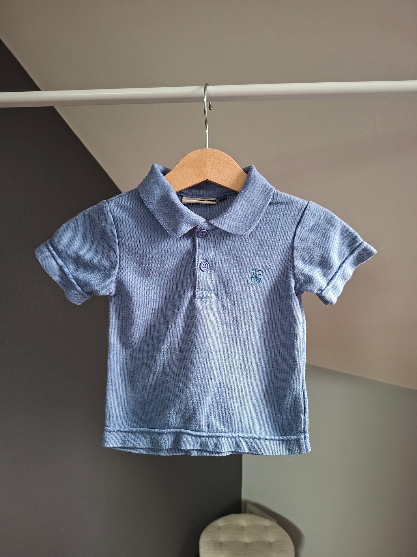 Polo bleu