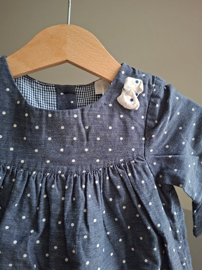 Chemise à pois