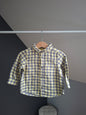 Chemise à carreaux jaune