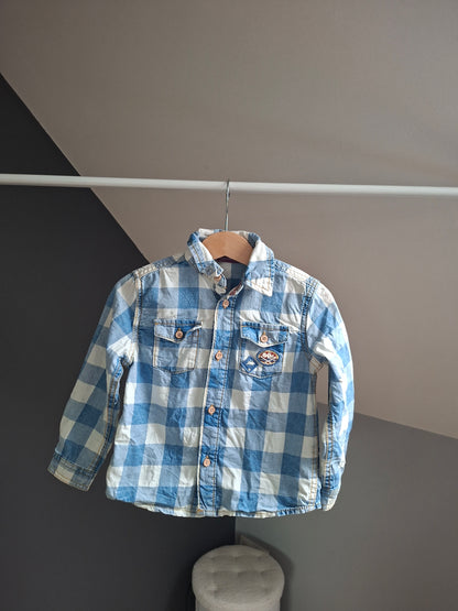 Chemise à carreaux