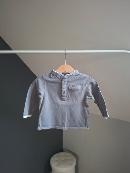 Polo gris taupe