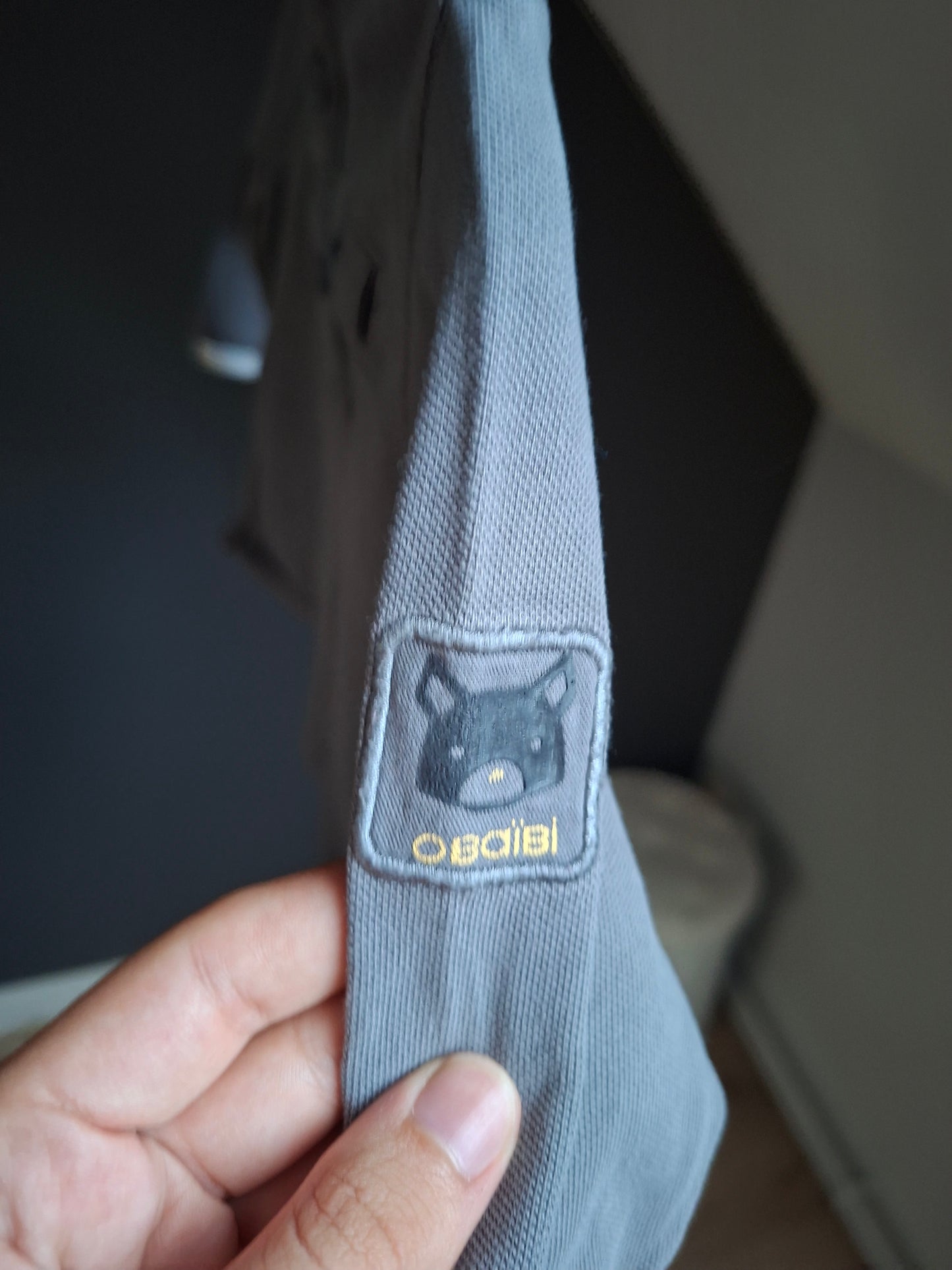 Polo gris taupe