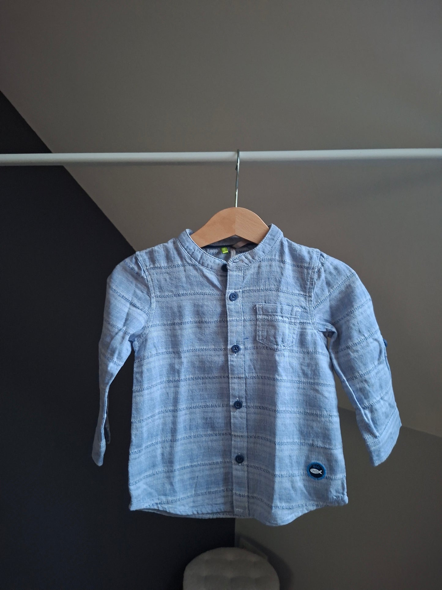 Polo bleu clair