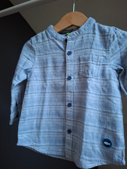 Polo bleu clair