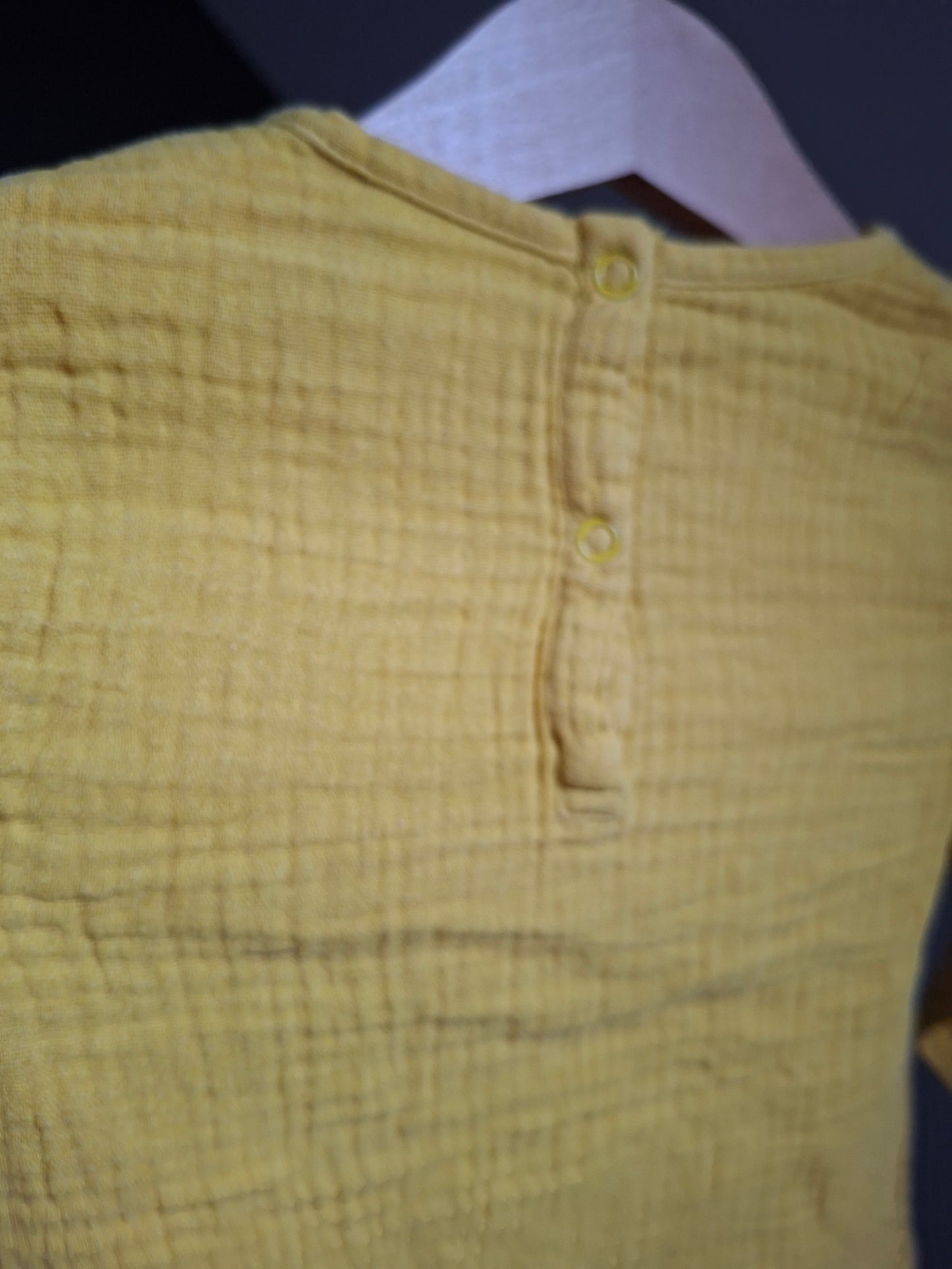 Chemise blouse jaune