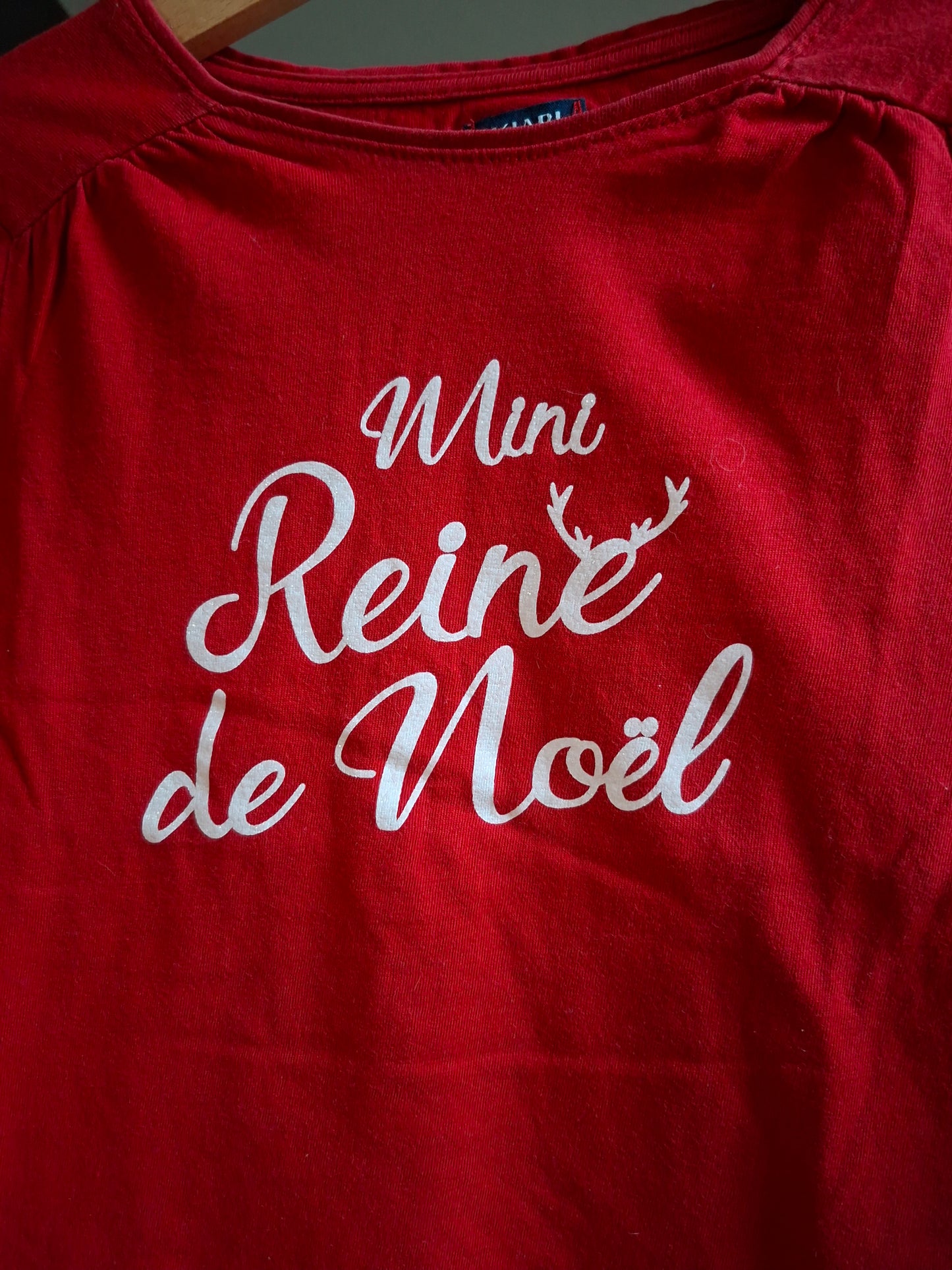 T-shirt "mini reine de noël"