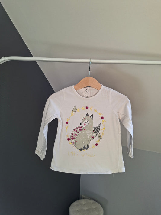 T-shirt "animal" 18 mois