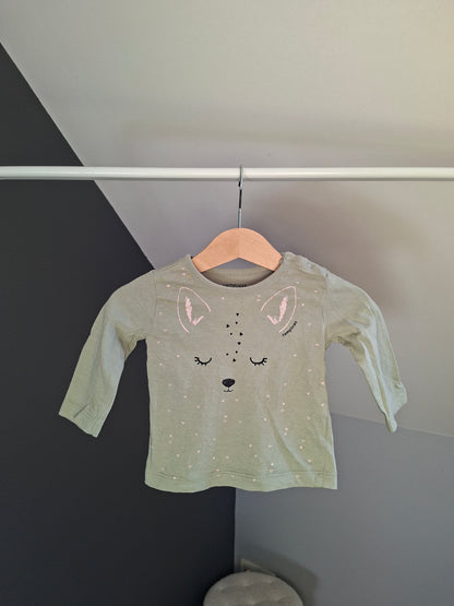 T-shirt vert sauge