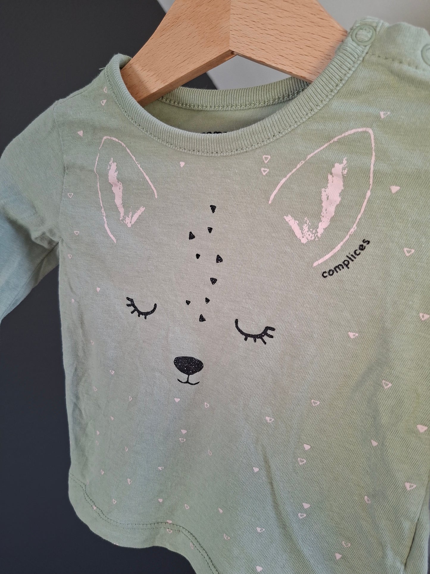 T-shirt vert sauge