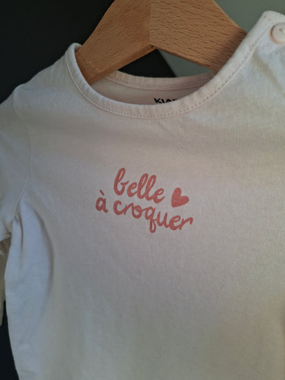 T-shirt "belle à croquer"
