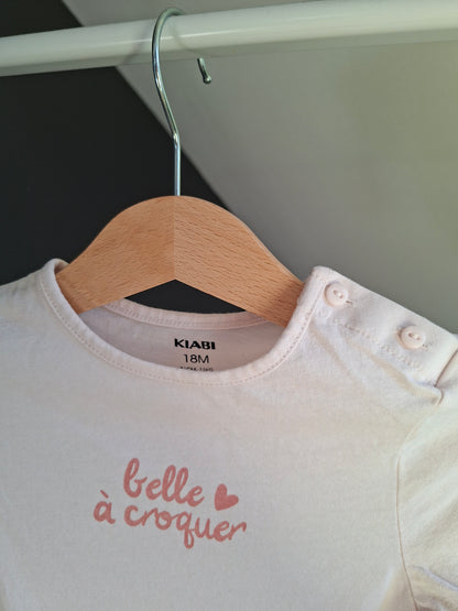 T-shirt "belle à croquer"