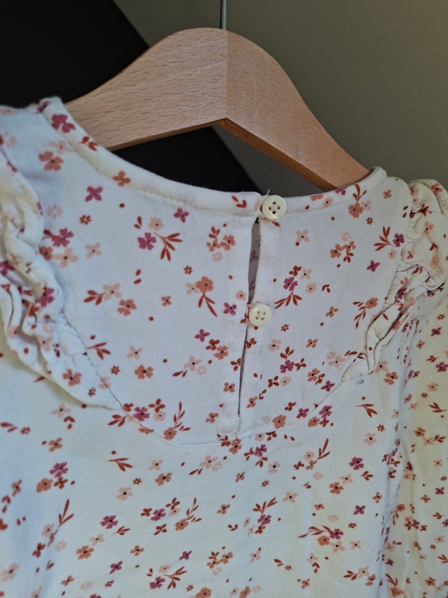 T-shirt blouse fleuris