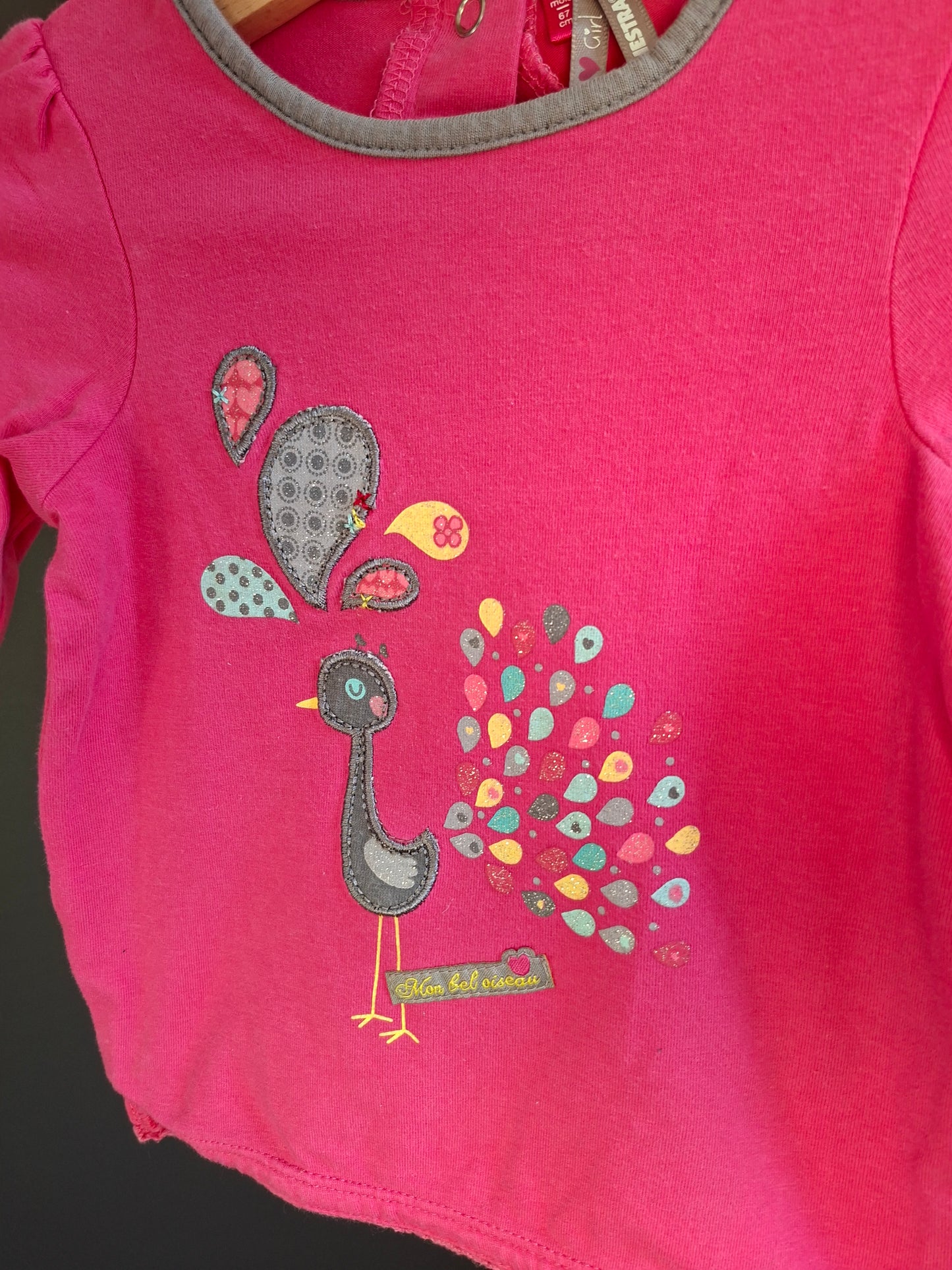 T-shirt rose "paon"