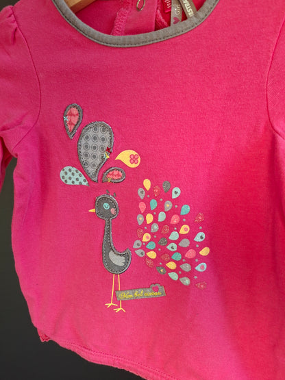 T-shirt rose "paon"