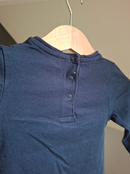 T-shirt marine cœur