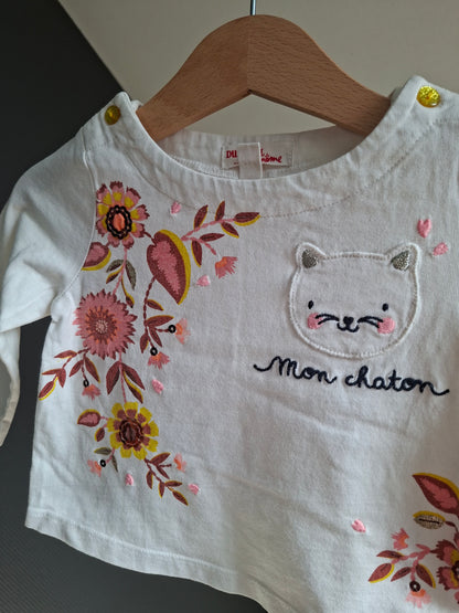 T-shirt chaton
