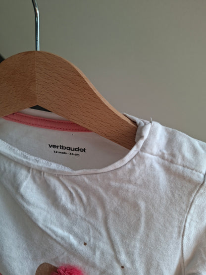 T-shirt chat/souris