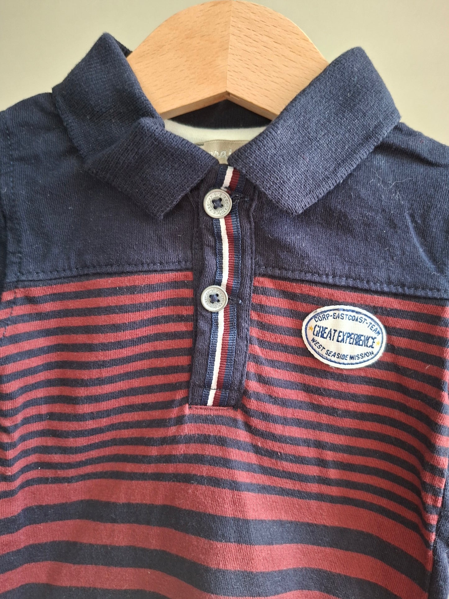Polo rayé