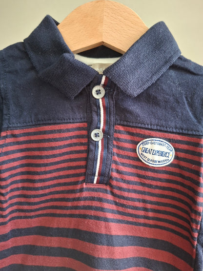 Polo rayé