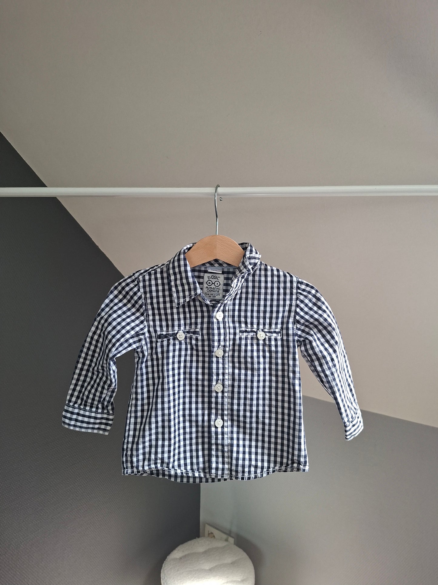 Chemise à carreaux