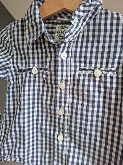 Chemise à carreaux